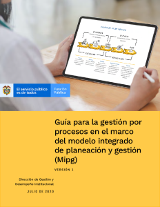 Previsualizacion archivo Guía para la gestión por procesos en el marco del modelo integrado de planeación y gestión (Mipg) - Versión 1 - Julio de 2020